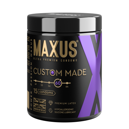 Презервативы "Maxus Custome Made 60" 15шт 